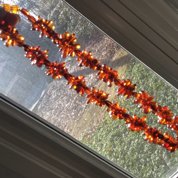 NWT Authentic Russian Baltic Amber Statement Necklace - 39g - 18" - Picture 4 of 11